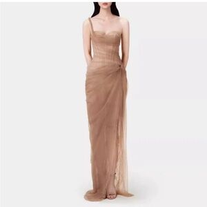 Corset lace & tulle Evening Gown